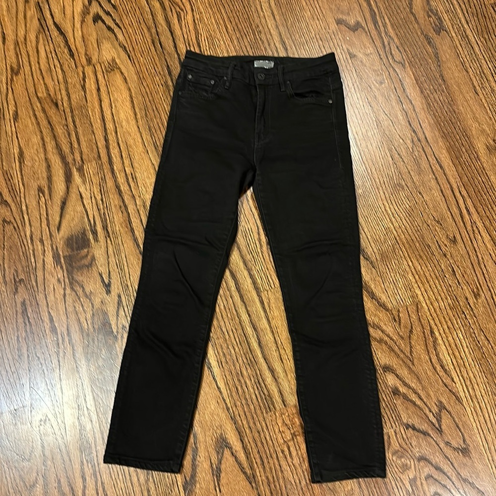 MOTHER High waisted looker black 25